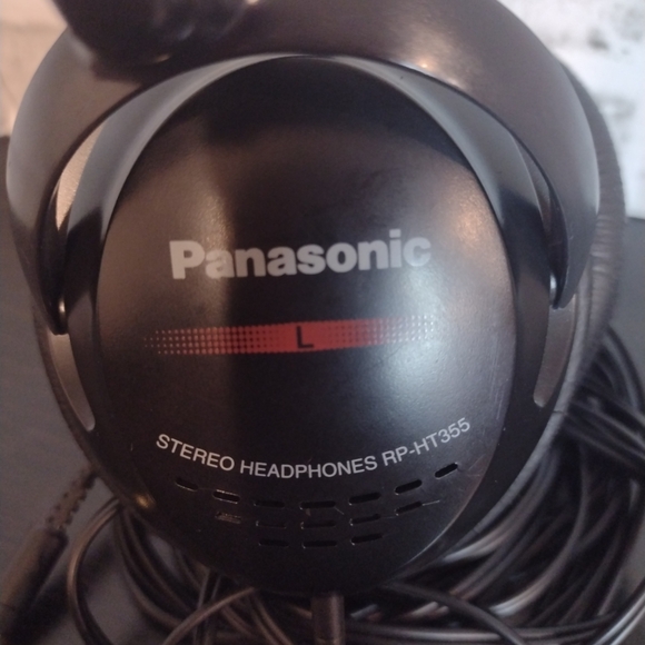 Vintage Panasonic RP-HT355 Stereo Headphones Tested Works Great - Picture 4 of 7
